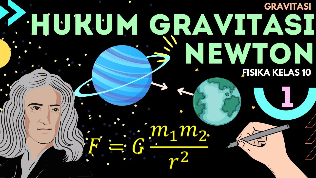 Gravitasi Fisika Kelas 10 : Hukum Gravitasi Newton Tentang Gaya Gravitasi - Part 1