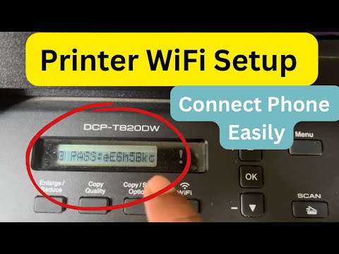 Brother Printer Wifi Setup | How to connect Printer to phone or laptop
