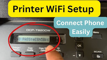 Brother Printer Wifi Setup | How to connect Printer to phone or laptop