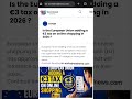 The European Union adding a €3 tax on online shopping in 2026