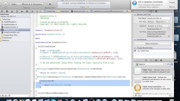 TableView With Section