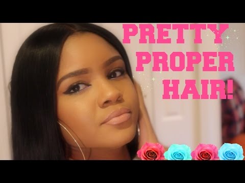 Silk Base Closure Pretty Proper Hair Review Youtube