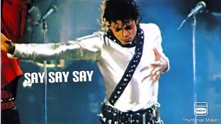 Michael Jackson Say Say Say  Legend World Tour Fanmade