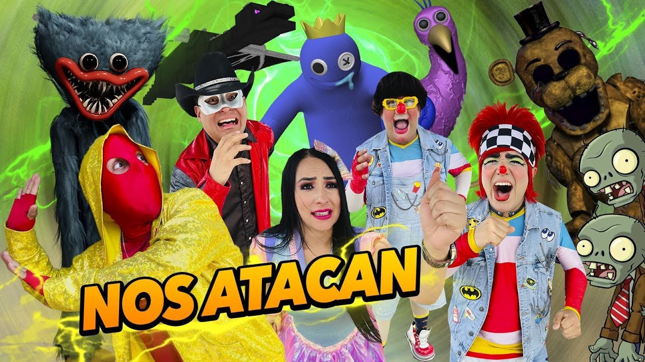 NOS ATACAN los videojuegos en la vida real | Manito y Maskarin ...
