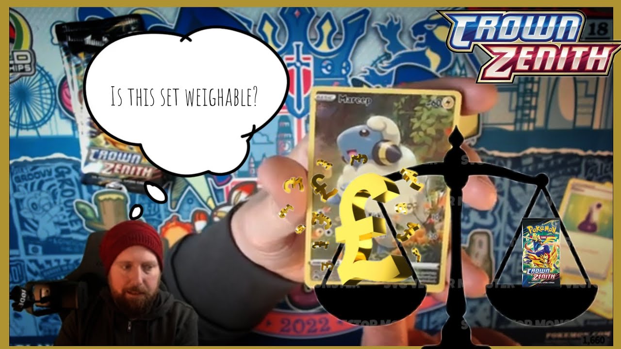 💰⚖️ Crown Zenith Weighing Experiment - Booster Pack Opening                  