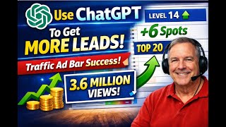 How I Use Chatgpt To Generate More Leads With Traffic Ad Bar Real Rankings Traffic Results