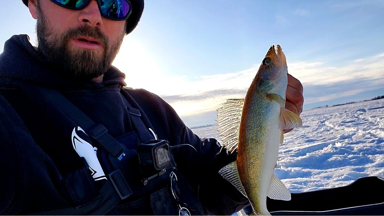 Winter Walleye Fishing 2020 (Devils Lake) ND YouTube