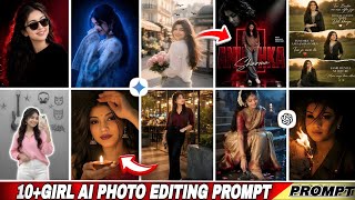 Instagram trending 10+ Girl Ai photo editing prompt | Aesthetic & Cinematic & Colour grading edit screenshot 5