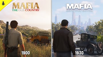 Mafia: The Old Country vs Mafia: Definitive Edition - Details and Physics Comparison