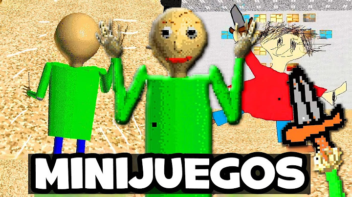¡EL PROFESOR BALDI tiene NUEVOS MINIJUEGOS en LA ESCUELA! - DeGoBooM