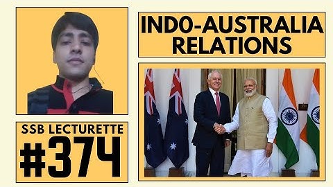 Most expected Lecturette Topics for SSB #374 | INDIA-AUSTRALIA RELATIONS |Join now for Practice