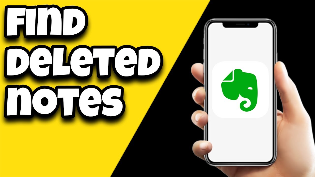 How To Find Deleted Notes On Evernote App