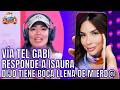 VÍA TEL GABI RESPONDE A ISAURA. DIJO TIENE BOCA LLENA DE MIERD@