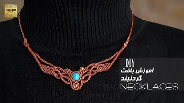 Diy macrame |macrame tutorial necklace|do it yourself