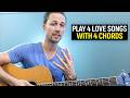Play 4 Love Songs with 4 Chords | Guitar Lesson | Easy Songs