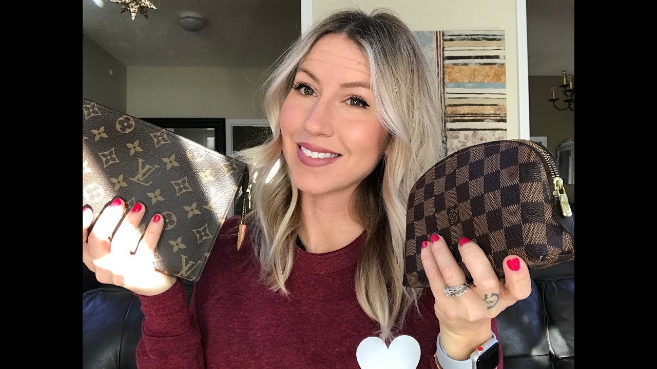 Louis Vuitton Toiletry 19 and Cosmetic Pouch Comparison - YouTube