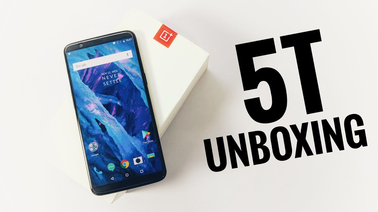 OnePlus 5T Unboxing (128GB India), Hands on Review, Price, Specs