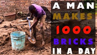 Red-Bricks making Without Machine|Hand Made Bricks|Wood Ash Cement Bricks|How to make Clay bricks,