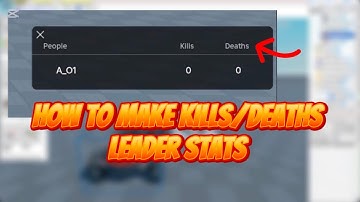 How to make kills and deaths leader stats in Roblox studio #robloxe #robloxshorts #robloxmemes