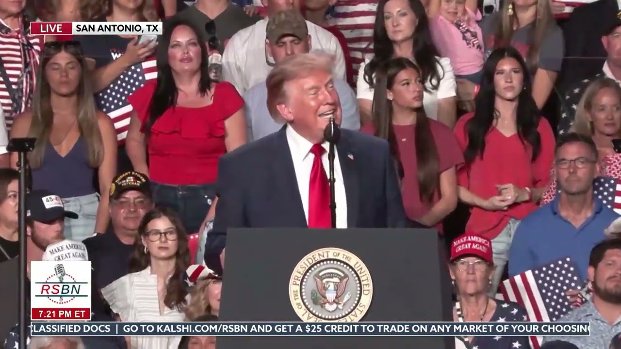 FULL SPEECH: President Trump Holds Star-Studded Rally in San Antonio, Texas - 10/07/26