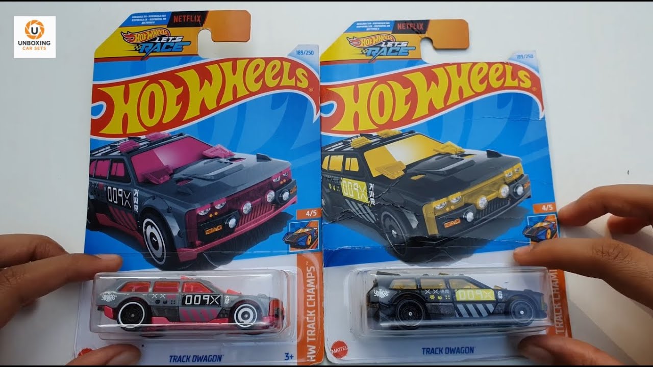Hot Wheels Track DWAGON Black Yellow & Grey Pink Variants