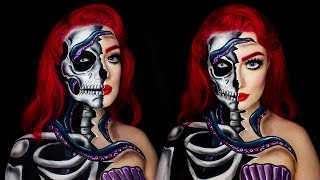 Undead Ariel little mermaid makeup tutorial / halloween 2017