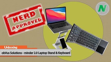Unboxing The obVus Minder 2.0 Stand And Folding Keyboard
