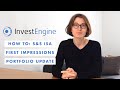 Invest engine  step by step how to open a ss isa my impressions and portfolio after 3 months