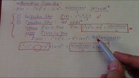 Mathematical Induction - a simple example