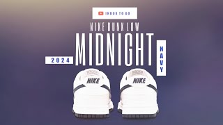 SUMMIT WHITE AND MIDNIGHT NAVY 2024 Nike Dunk Low DETAILED LOOK AND PRICE INFO