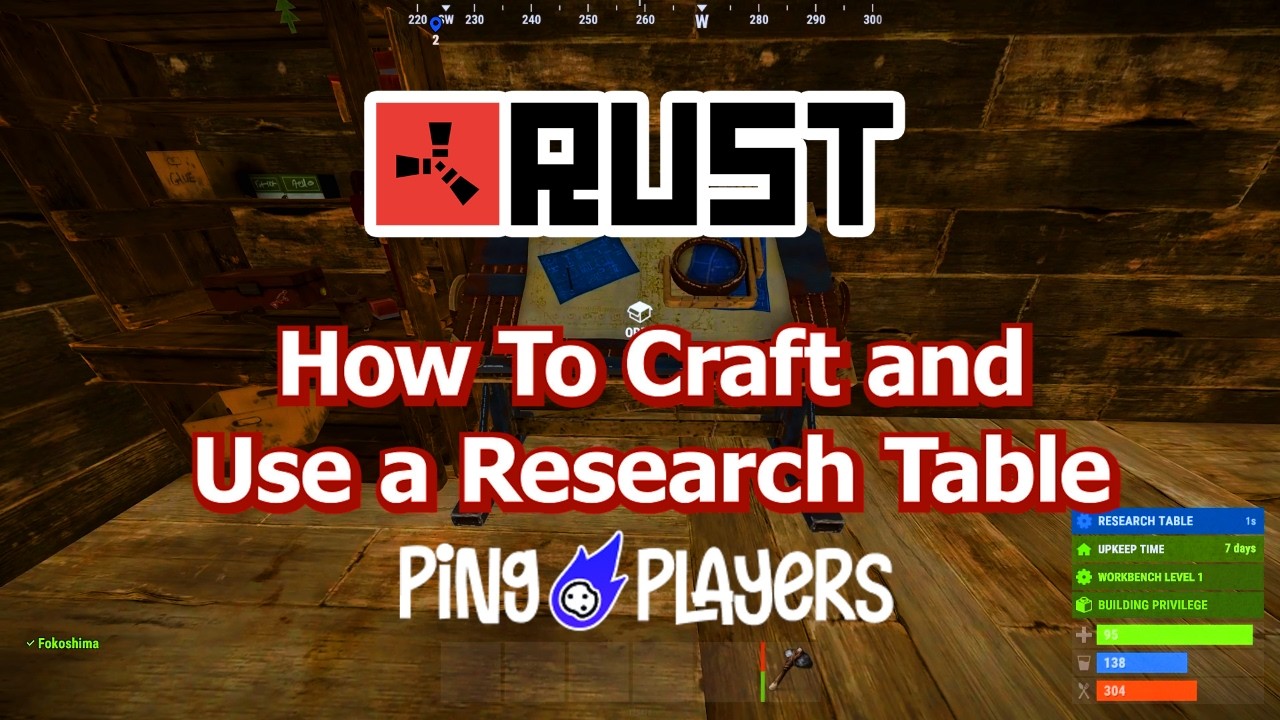 How To Craft and Use a Research Table in Rust (Step-by-Step Guide ...