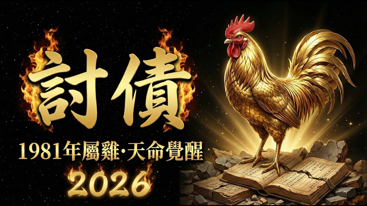 命中註定：1981年的雞，前半生是「還債」，後半生是「討債」！從2026年起，曾經虧欠你的人，都會加倍還給你！
