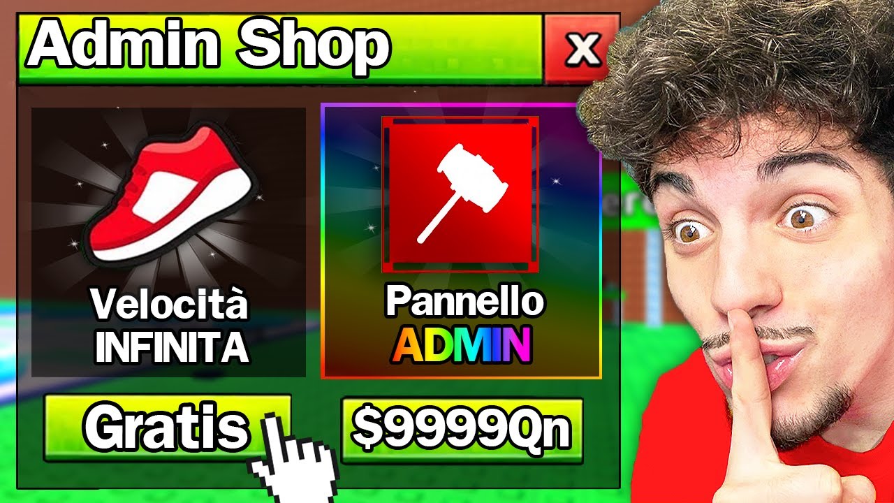 SALVA i BRAINROT DALLO TSUNAMI MA POSSO USARE IL NEGOZIO SEGRETO per ADMIN..