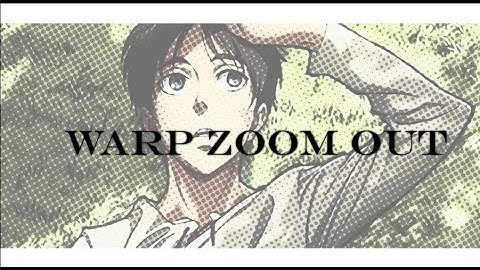 warp zoom out/fisheye transition (after effects)