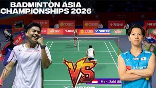 Moh Zaki Ubaidillah VS Koki Watanabe | Laga Sengit Badminton Asia Championships 2026