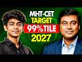 MHT-CET 2027 Me 99%ile Kaise Laaye? 🔥 Complete Roadmap #mhtcet