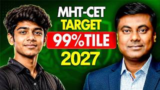 MHT-CET 2027 Me 99%ile Kaise Laaye? 🔥 Complete Roadmap #mhtcet