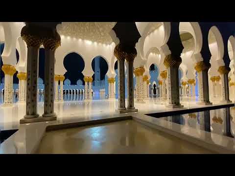 أذان العشاء للشيخ علئ الحوسني ليلة 19 رمضان 1443 هجري أبوظبي