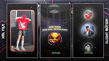 👿MERI BURAI ATTITUDE XML FILE 😈BOY 2 LINE ATTITUDE XML😎New Attitude Xml File 😈#xml #attitude