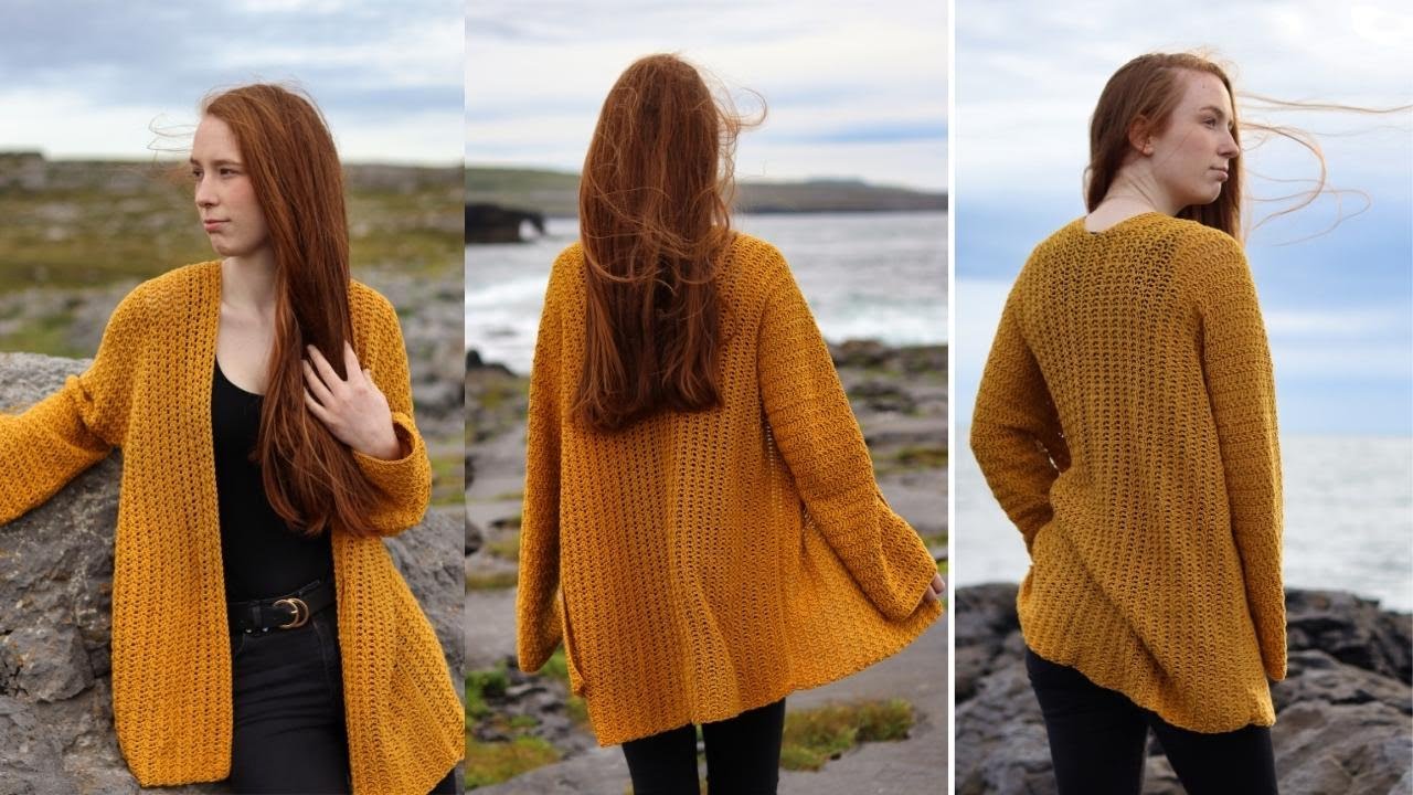 Crochet Eriu Cardigan - Crochet with Carrie