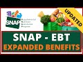 SNAP Expanded Benefits & Pandemic EBT(P-EBT) Explained: California & Other States (SNAP Food Stamps)
