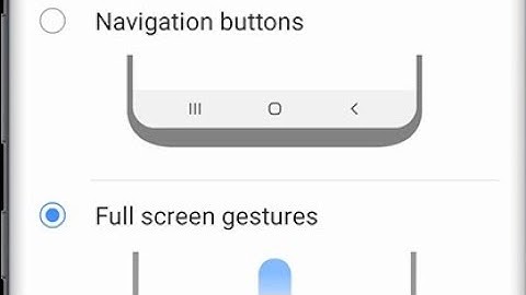How to change navigation panel Samsung A10s