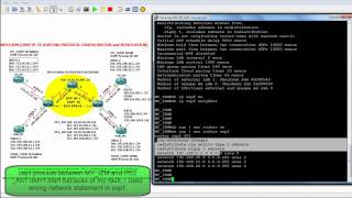 GNS Topology: MPLS VPN OSPF PE-CE Routing Configuration Part 4 of 4
