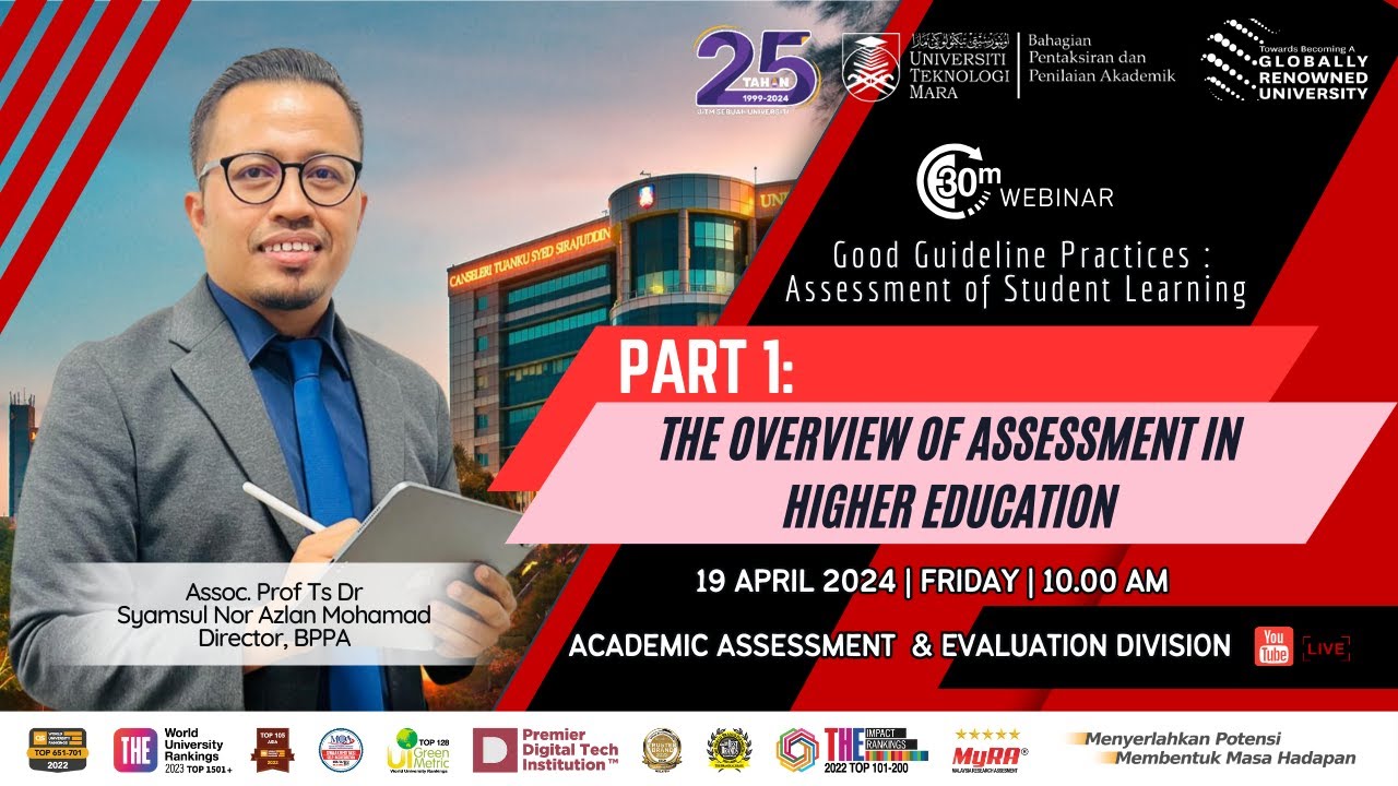 (GGP:AoSL) Part 1: The Overview of Assessment in Higher Education