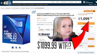 Intel sucks...I just paid $1100 bucks for a 10900k...