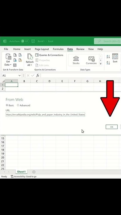 Web query in Excel - YouTube