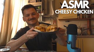Cheesy Chicken Paninis and Whisper Ramble - ASMR Mukbang