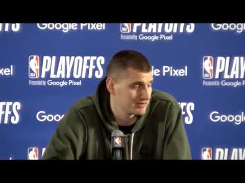 Nikola Jokic postgame; Nuggets lost to the Warriors in Game 5