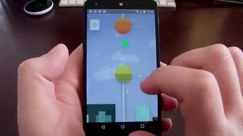 Android 5.0 Lollipop Easter Egg = Flappy Bird - Android Galaxy Greece