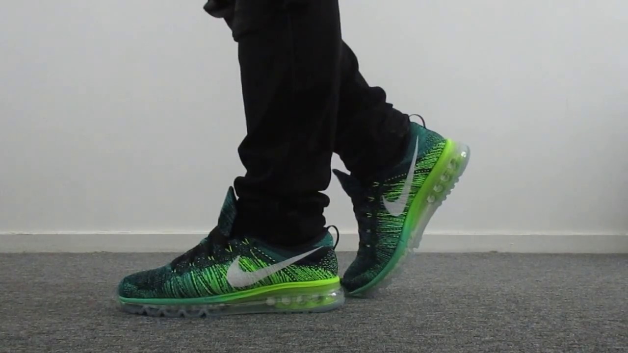nike air max flair on feet